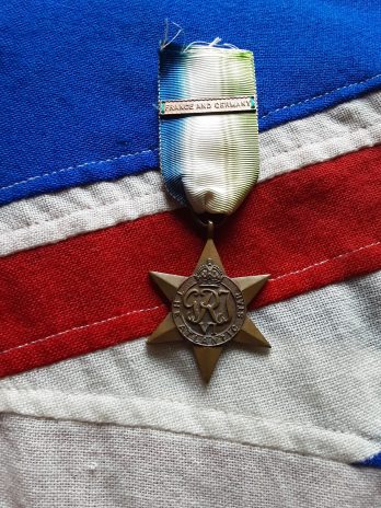 WWII Atlantic Star with France & Germany clasp