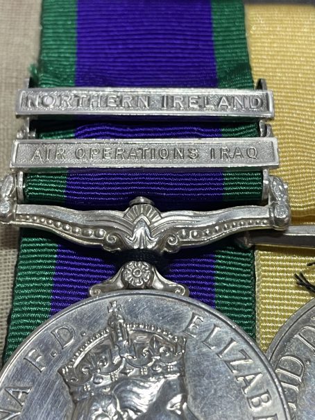 Modern Royal Air Force group of 5. Includes, 2 clasp CSM, Air ...