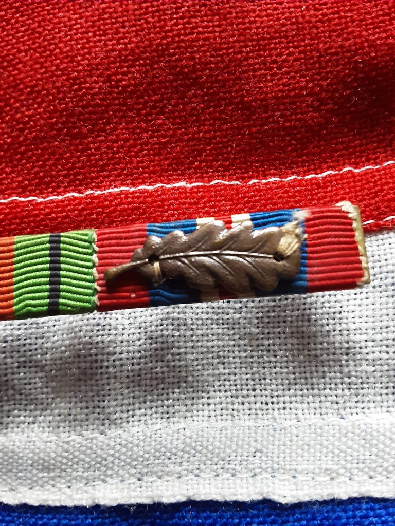 WWII Medal ribbon bar. France & Germany. Mentioned in Dispatches ...
