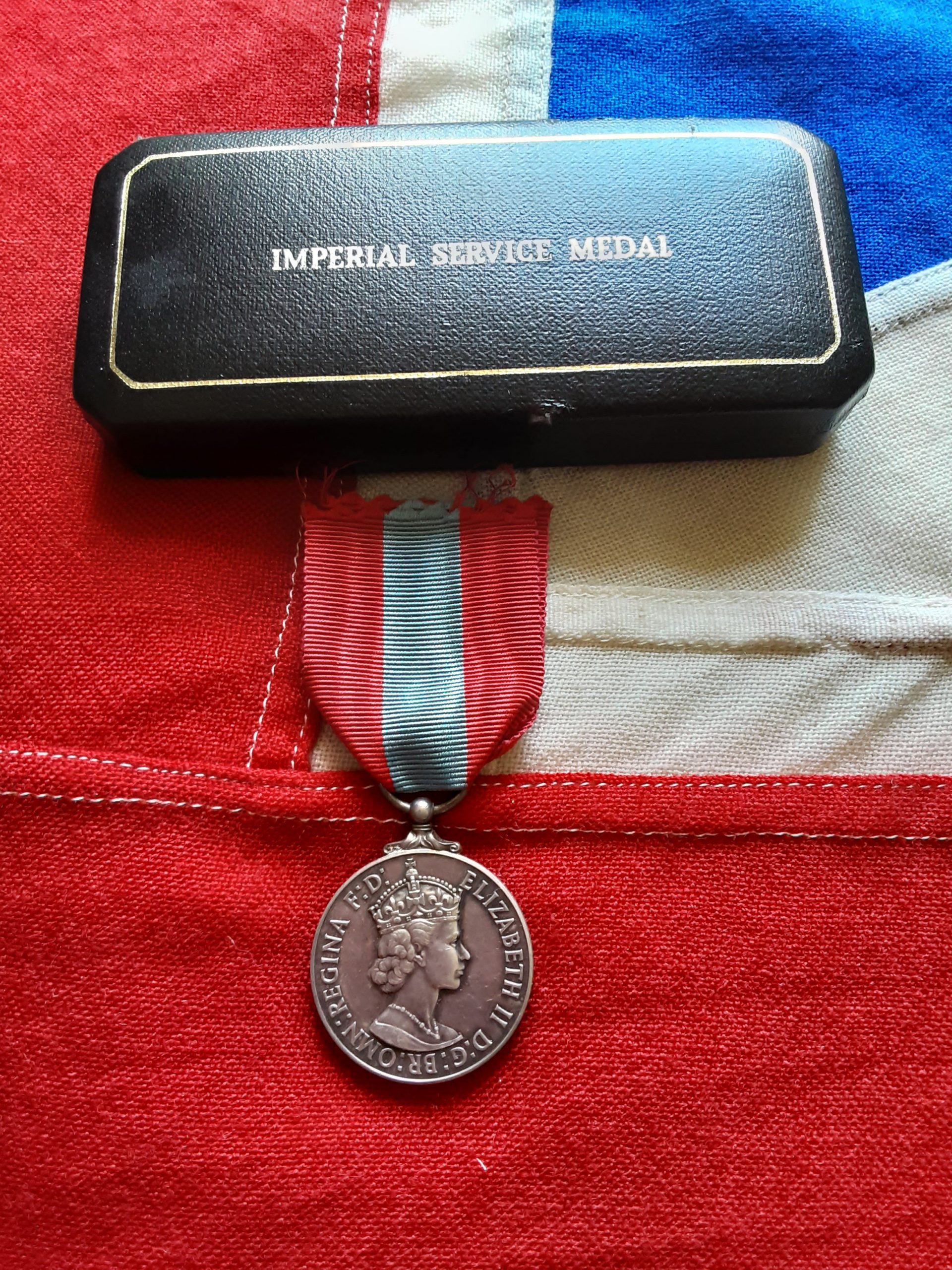 Imperial Service Medal . Frank William Robert Fishenden . Foreman Royal