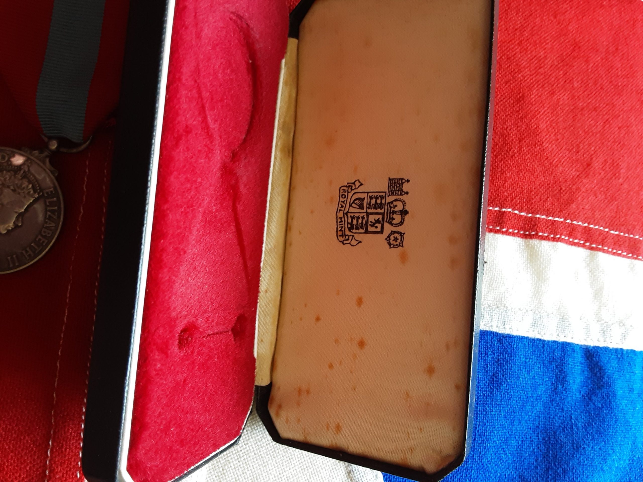 Imperial Service Medal . Frank William Robert Fishenden . Foreman Royal