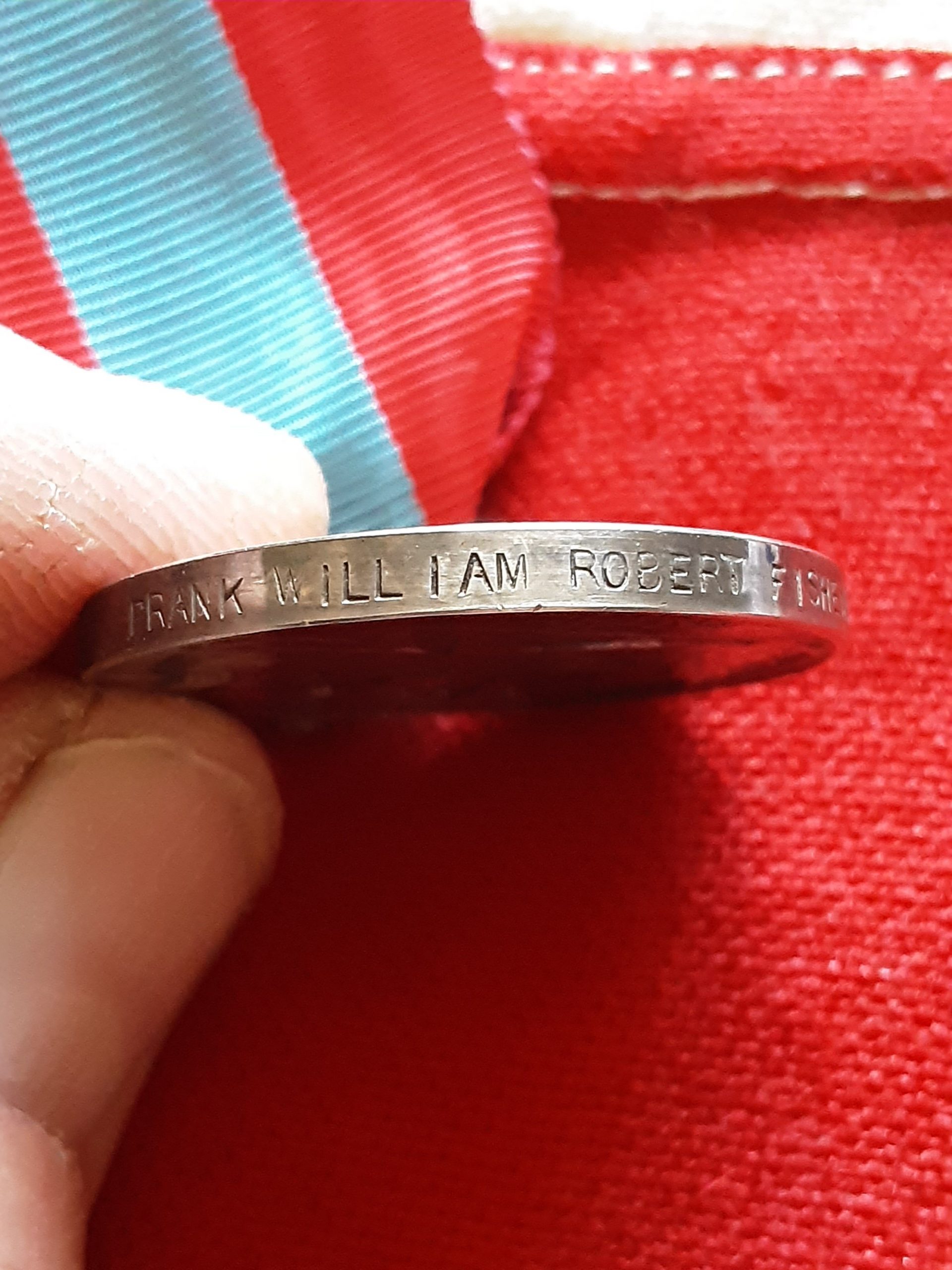 Imperial Service Medal . Frank William Robert Fishenden . Foreman Royal