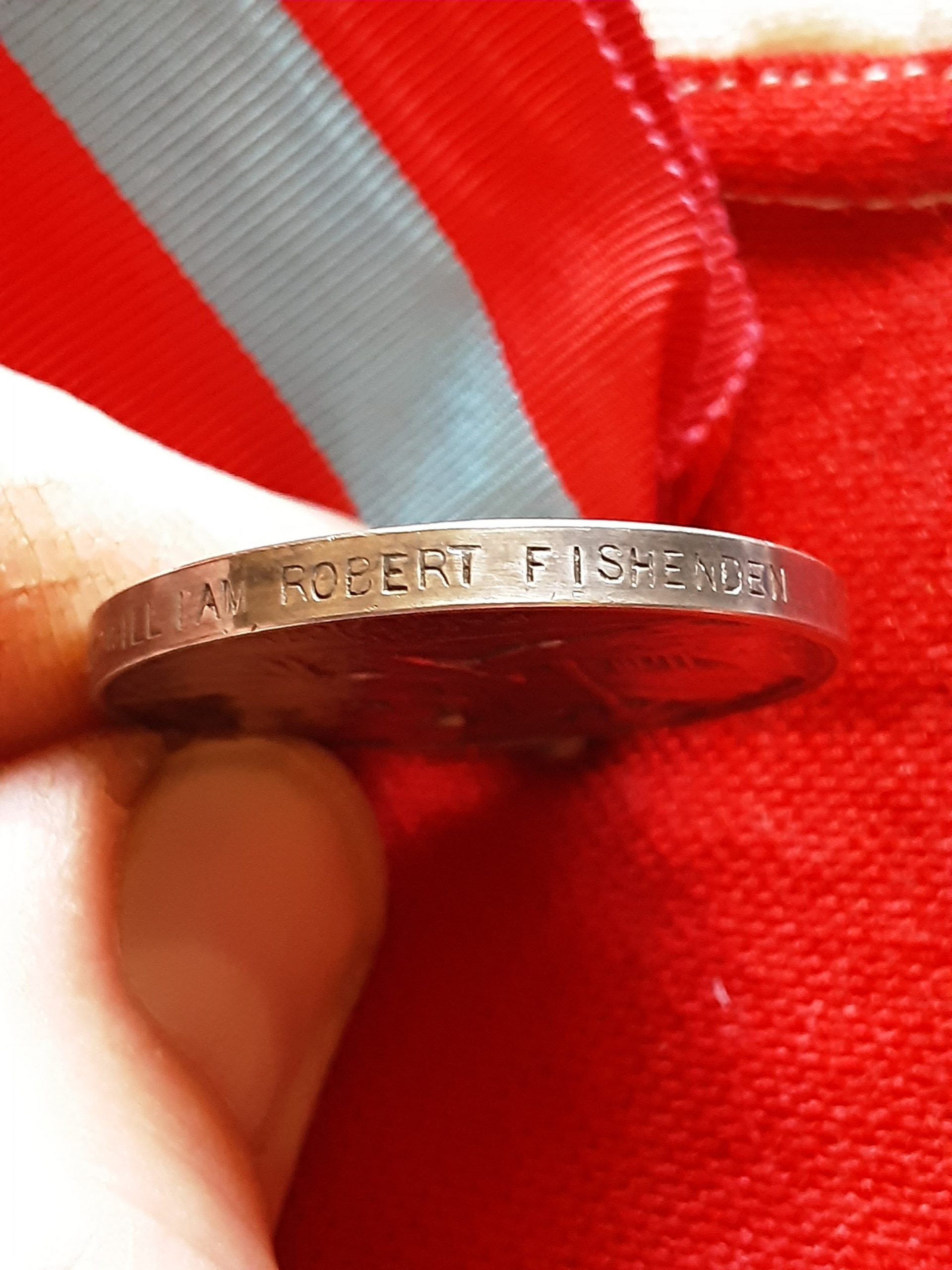 Imperial Service Medal . Frank William Robert Fishenden . Foreman Royal