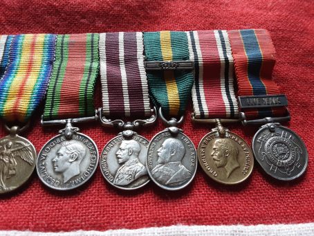Period miniatures.  4 monarch group. Boer War, WWI & WWII. Territorial - Image 3