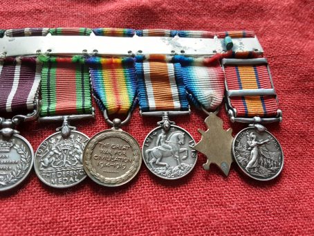 Period miniatures.  4 monarch group. Boer War, WWI & WWII. Territorial - Image 5
