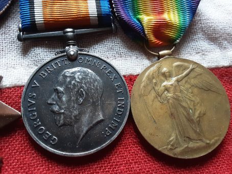 1914 Trio. Arthur Basil Chaplin 2nd Essex. Wounded & discharged 1914. Born Halstead - Image 3