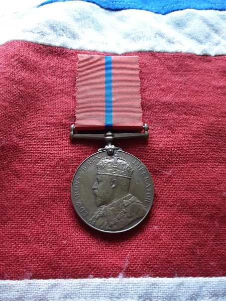 1902 Metropolitan Police Medal. George Webster. T Hammersmith Div. Born Croydon. Lived Heston, Middx.
