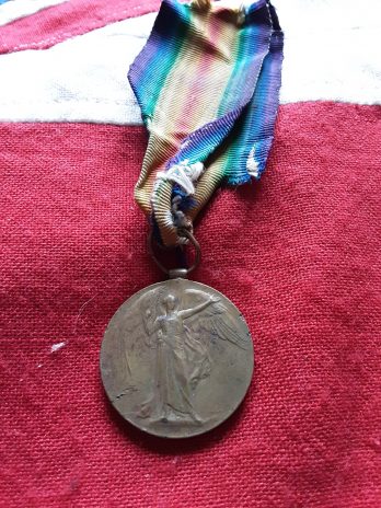 WWI Victory. William Wood. 2nd Batt Dorset Reg & 2nd Garrison Batt Northumberland Fusiliers.