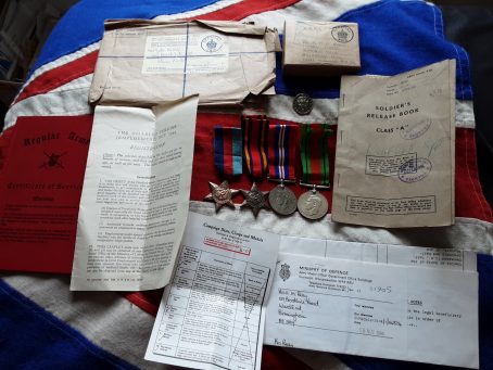 WWII Burma group. John Henry Reay. BEF & wounded Battle Kohima. Norfolk Reg. Alum Rock/Brierley Hill.
