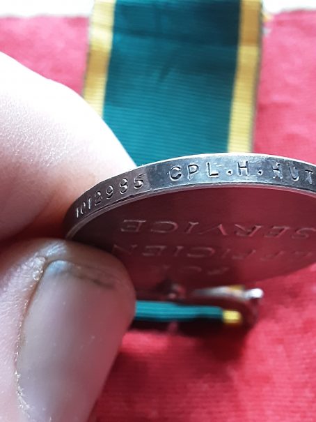 Militia clasp Efficiency Medal. H Hutchinson. Royal Engineers. - Image 3