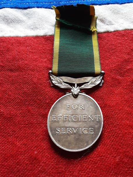 Militia clasp Efficiency Medal. H Hutchinson. Royal Engineers. - Image 2