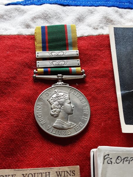 Cadet Forces Medal. Flying Officer Alan J McLelland Brown. RAFVR. 134 Squadron ATC. Woolwich - Image 2