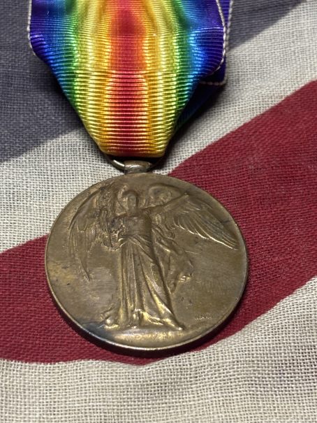 WWI Victory Medal. David. Royal Artillery. Monk Bretton, Barnsley, South Yorkshire.