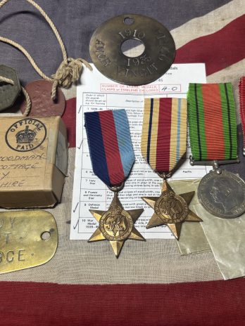 WWII group. Major Goodman. RASC.