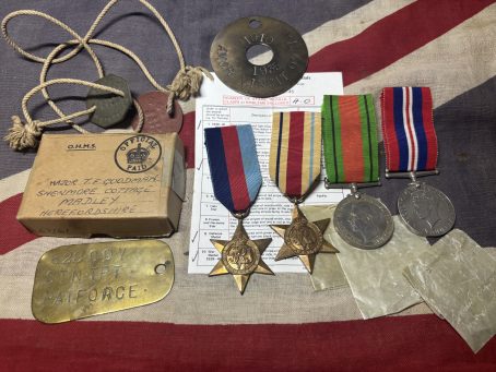 WWII group. Major Goodman. RASC.