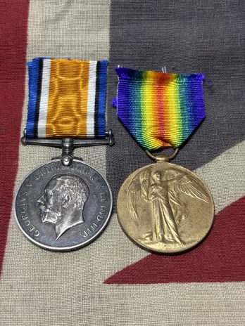 WWI Pair. Moseley. Royal Welsh Fusiliers.