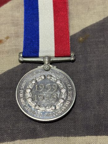 WWII South Africa For War Services Medal