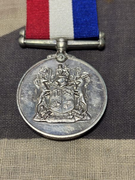 WWII South Africa For War Services Medal - Image 2