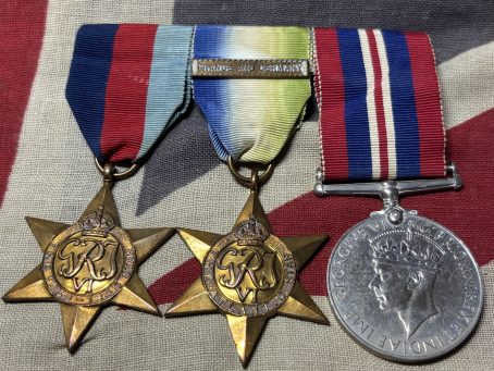 WWII Grouping. Atlantic Star with France and Germany clasp.