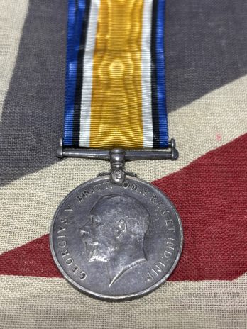 WWI BWM. Grogan. Royal Welsh Fusiliers. GSW arm 1916. Wrexham.