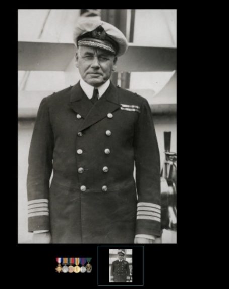 Period miniature WWI group. Captain WRD Irvine. R N R. Captain of Laconia & Aurania. Torpedoed - Image 5