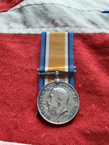 WWI BWM. James A Jennings RMLI. HMS Africa. Bermondsey, Rotherhithe.