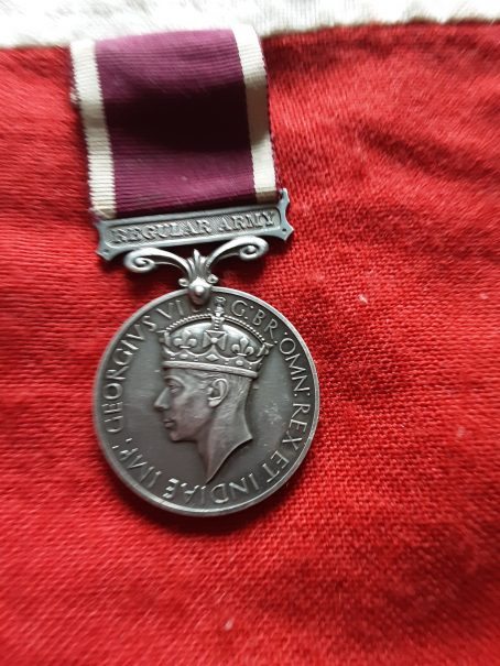 Army LSGC. Corps of Military Police. K D Fraser.  Warrant Officer Cl 1 WWII