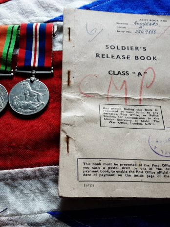 WWII. 67th L of C Provost Unit. Corps of Military Police. L Cpl Arthur Runyeard.