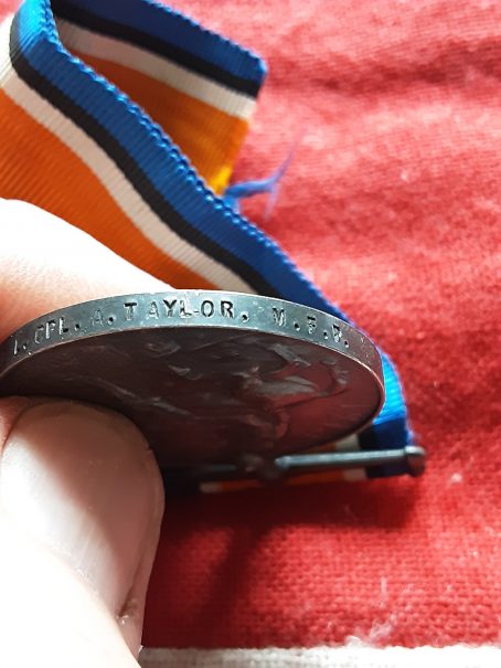 Sole entitlement BWM. A/Cpl Taylor. Military Foot Police. - Image 2