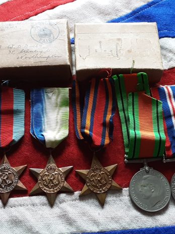 WWII Royal Navy group. W O'Dell. Wolverhampton, Staffordshire.