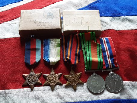 WWII Royal Navy group. W O'Dell. Wolverhampton, Staffordshire.