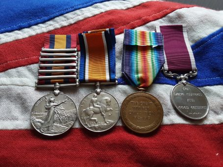 6 clasp QSA, WWI Pair & LSGC. Captain Harry J Barnham Kings Shropshire Light Infantry & RAF. Born Allahabad, India - Image 2