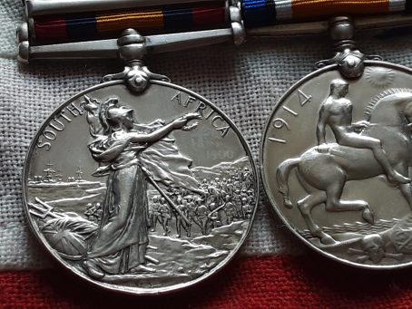 6 clasp QSA, WWI Pair & LSGC. Captain Harry J Barnham Kings Shropshire Light Infantry & RAF. Born Allahabad, India - Image 3