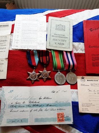 WWII Burma & BEF Dunkirk group. Stephen J Ludlow RA &and Worcestershire Reg. Born Cheltenham.