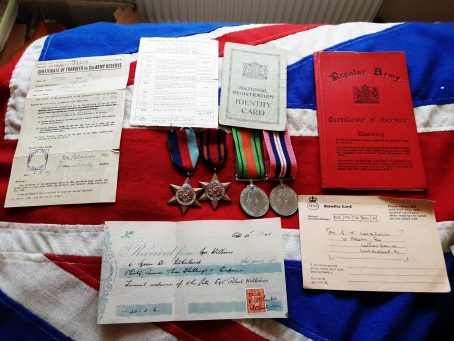 WWII Burma & BEF Dunkirk group. Stephen J Ludlow RA &and Worcestershire Reg. Born Cheltenham.