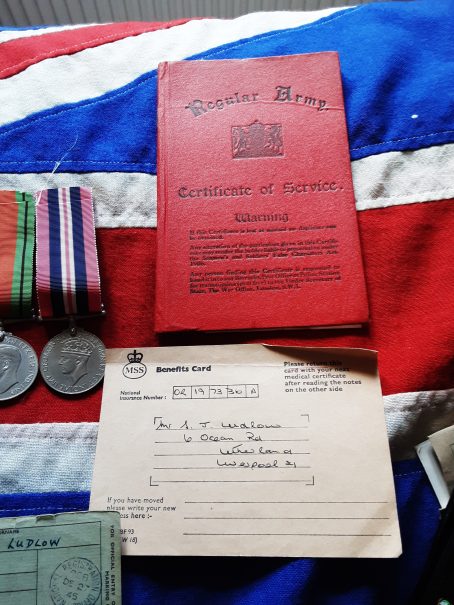 WWII Burma & BEF Dunkirk group. Stephen J Ludlow RA &and Worcestershire Reg. Born Cheltenham. - Image 7