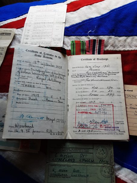 WWII Burma & BEF Dunkirk group. Stephen J Ludlow RA &and Worcestershire Reg. Born Cheltenham. - Image 10