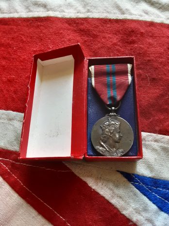 Boxed 1953 Queen Elizabeth II Coronation Medal