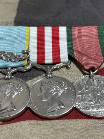 Victorian trio. Cook. 13th Regiment of Foot. Somerset Light Infantry Cook. Debenham, Suffolk.