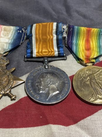 WWI Trio. Edmunds. Gloucestershire Regiment.