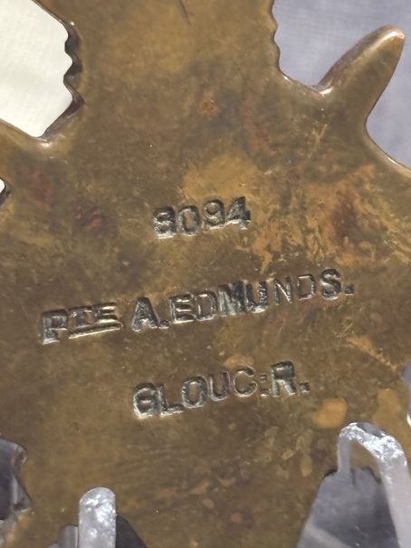 WWI Trio. Edmunds. Gloucestershire Regiment. - Image 3