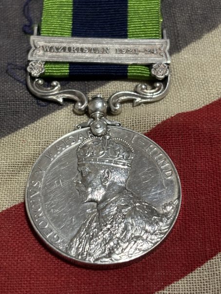 India General Service Medal. Clarke. Border Regiment. Waziristan 1921-24.
