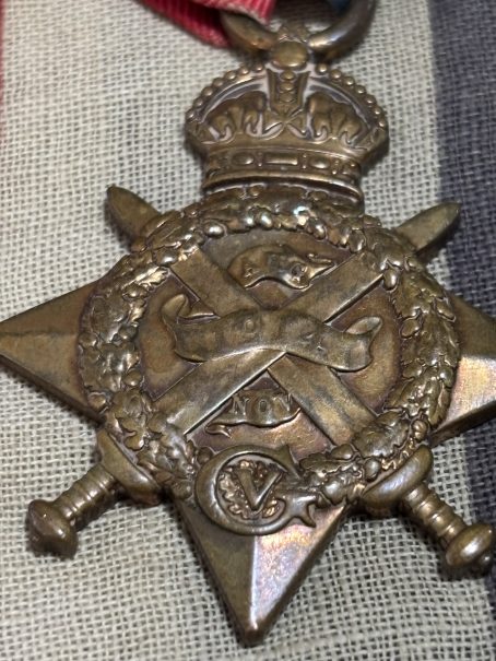 1914 Mons Trio. Vaughan. 4th Bn Royal Welsh Fusiliers. Denbighshire, North Wales - Image 4
