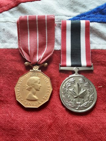 Canadian Forces Decoration & Special Service Medal. Sgt H Muller.
