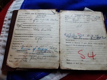 WWII group. CSM John FC Hoskins. 82 Special Investigation Branch. CMP. Military Police. - Image 2