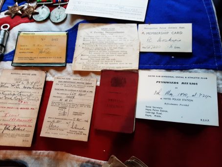 WWII group. CSM John FC Hoskins. 82 Special Investigation Branch. CMP. Military Police. - Image 7