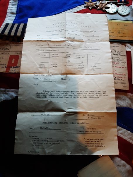 WWII group. CSM John FC Hoskins. 82 Special Investigation Branch. CMP. Military Police. - Image 11