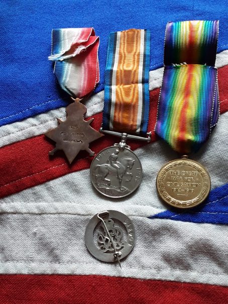 WWI Trio & SWB. 7th KSLI. Thomas Davies. Died 1917. Oswestry, Shropshire. - Image 7