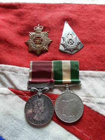 Army LSGC & Nigeria Independence Pair. S Sgt Green. RASC
