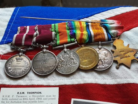 WWI/WWII LSGC & MSM group. Warrant Officer. Frank Thompson. KSLI. Wounded. Radnor - Image 11
